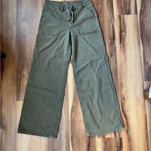 American eagle wide leg stretch